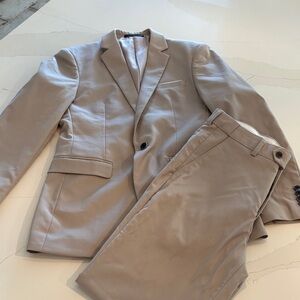 Men's Tan Blazer and Pants Set